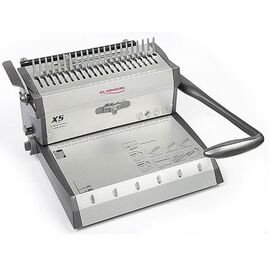  Переплетчик Gladwork X5 A4/перф.20л.сшив/макс.450л./пластик.+метал.пруж. (16-51мм) 