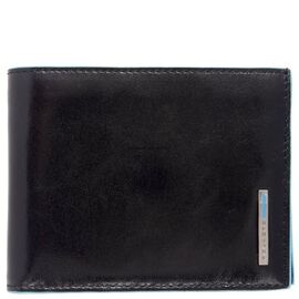  Кошелек мужской Piquadro Blue Square PU1239B2R/N черный натур.кожа 