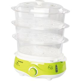  Пароварка Endever Vita-171 белый/зеленый 