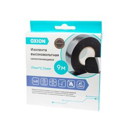  Изолента черная самовулканизирующаяся 19мм x 0.76мм. 9м 