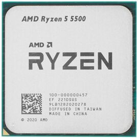  Процессор AMD Ryzen 5 5500 (100-000000457) OEM (Cezanne, 7nm, C6/T12, Base 3,60GHz, Turbo 4,20GHz, Without Graphics, L3 16Mb, TDP 65W, SAM4) 