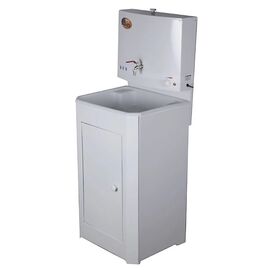  Дачный умывальник Вихрь Люкс 74/4/4, с подогревом, пластиковая мойка, белый 