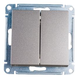  Переключатель Schneider Electric AtlasDesign ATN000565 2-клавишный сх.6, 10АХ, Шампань 