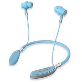  KADUM KD-384BT Голубые наушники - гарнитура (bluetooth)					 