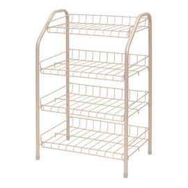  Этажерка для обуви НИКА ЭТ2/БЖ бежевый металлик 