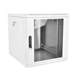  Шкаф телекоммуникационный настенный разборный 12U (600х520), съемные стенки, дверь стекло 