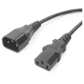 Кабель питания сист.блок-монитор Cablexpert PC-189-10, 3.0м, C13-C14, 6А, черный, с заземлением (UPS) 