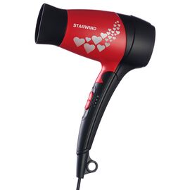  Фен Starwind SHD 7065, черный/красный 