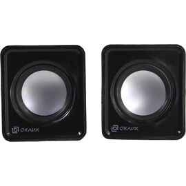  Колонки Oklick OK-331 2.0 черный 6Вт 