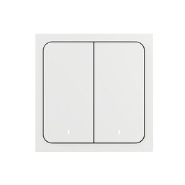  Умный выключатель Яндекс YNDX-00532, 2 клавиши, Zigbee 