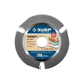  Отрезной диск универсальный Зубр Термит-3 (36857-115) d=115мм d(посад.)=22мм (угловые шлифмашины) 