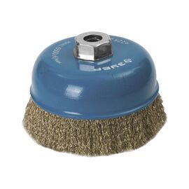  Щетка чашечная для УШМ Зубр Профессионал 3526-125_z02 витая латунированная стальная проволока 0,3мм, 125ммхМ14 