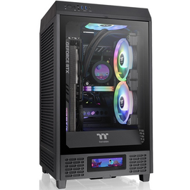  Корпус Thermaltake The Tower 200 (CA-1X9-00S1WN-00) черный без БП miniITX 11x120mm 5x140mm 2xUSB3.0 1xUSB3.1 audio bott PSU 