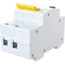  Выключатель IEK MAD10-2-040-C-030 автом. дифф. тока АД12 40A тип C 4.5kA 30мА AC 2П 230В 3мод белый (упак.:1шт) 