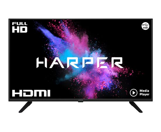  40" Телевизор Harper 40F660T чёрный 1920x1080, Full HD, 50 Гц 