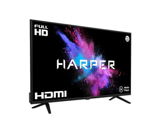  40" Телевизор Harper 40F660T чёрный 1920x1080, Full HD, 50 Гц 