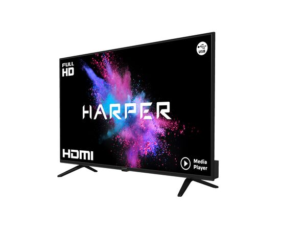 40" Телевизор Harper 40F660T чёрный 1920x1080, Full HD, 50 Гц 