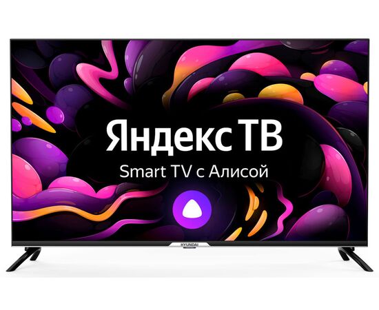  50" Телевизор Hyundai H-LED50BU7003 черный 3840x2160, 4K Ultra HD, 60 Гц, Wi-Fi, Smart TV, Яндекс ТВ 